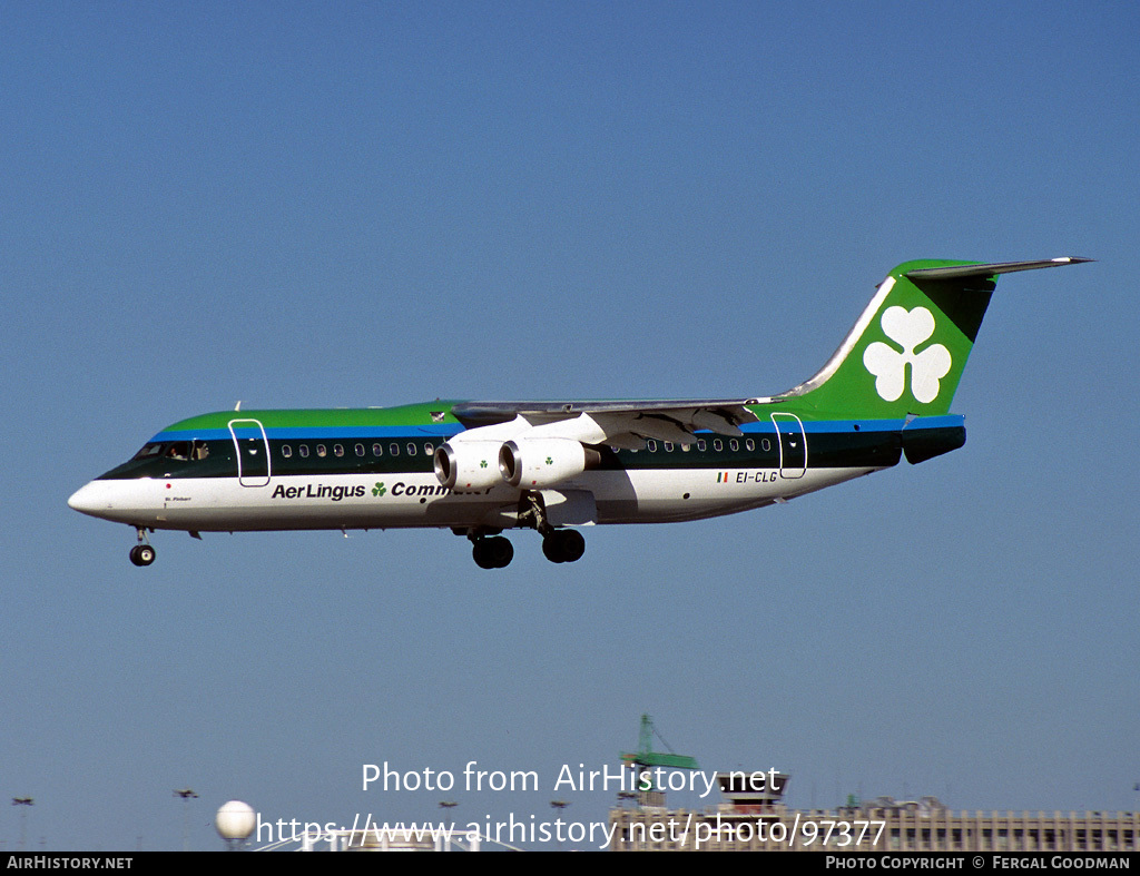 Aircraft Photo of EI-CLG | British Aerospace BAe-146-300 | Aer Lingus Commuter | AirHistory.net #97377