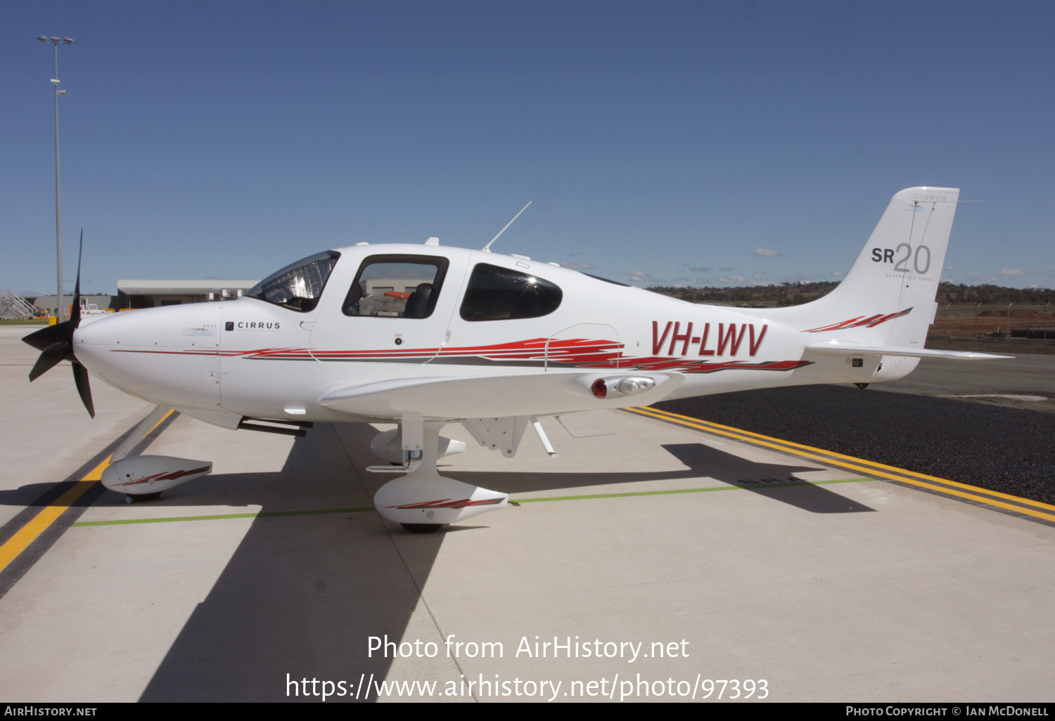 Aircraft Photo of VH-LWV | Cirrus SR-20 G3 | AirHistory.net #97393