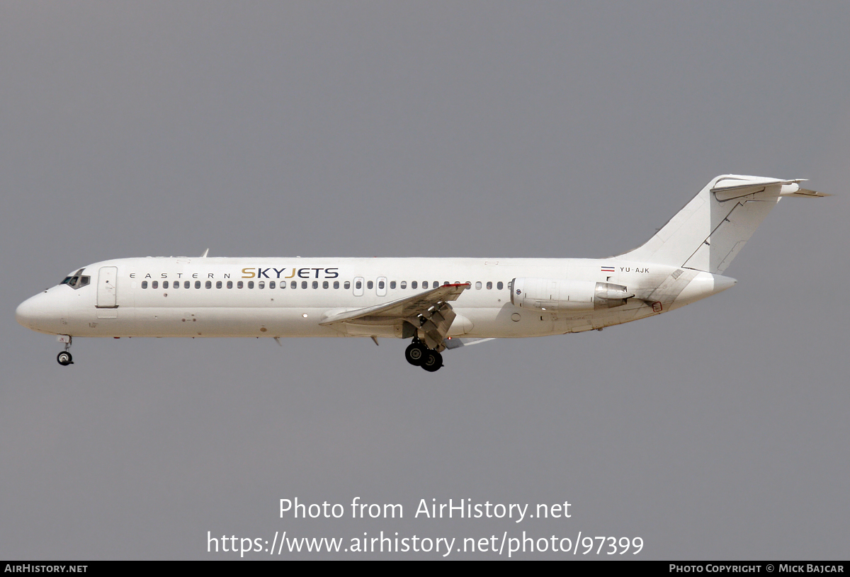 Aircraft Photo of YU-AJK | McDonnell Douglas DC-9-32 | Eastern Skyjets | AirHistory.net #97399