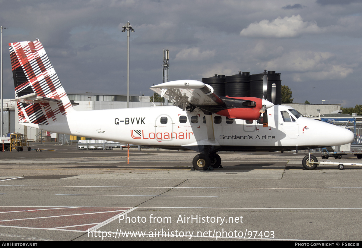 Aircraft Photo of G-BVVK | De Havilland Canada DHC-6-300 Twin Otter | Loganair | AirHistory.net #97403