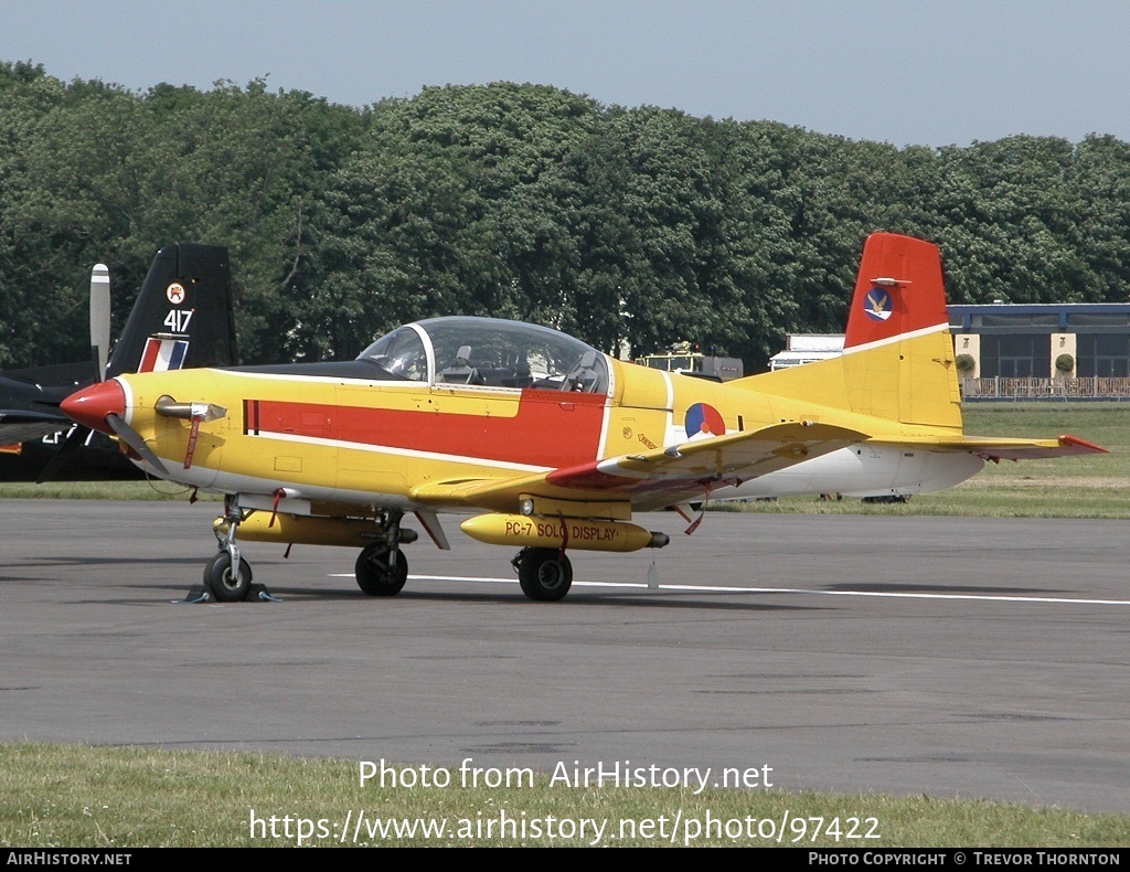 Aircraft Photo of L-11 | Pilatus PC-7 | Netherlands - Air Force | AirHistory.net #97422