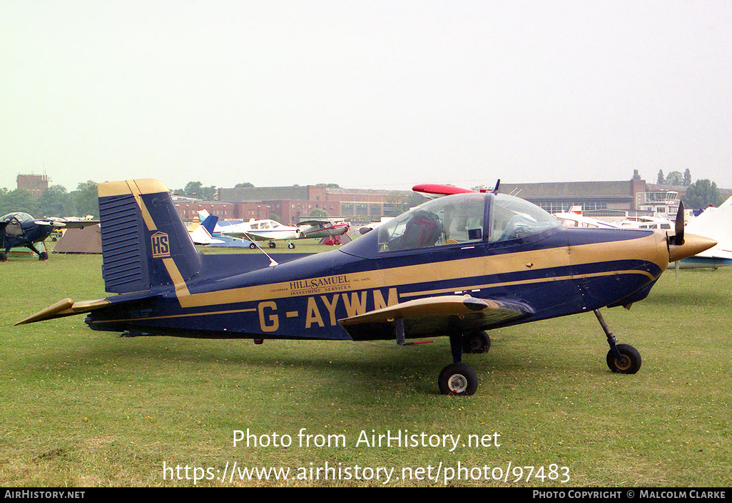Aircraft Photo of G-AYWM | Glos-Airtourer Super 150 | AirHistory.net #97483