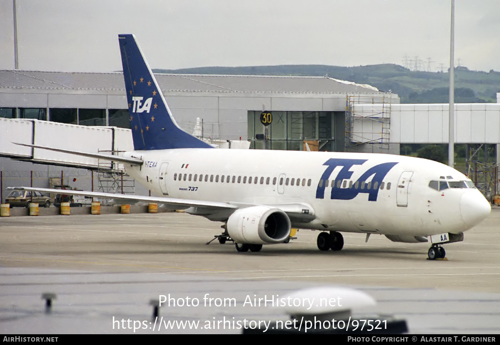 Aircraft Photo of I-TEAA | Boeing 737-3M8 | TEA - Trans European Airways | AirHistory.net #97521