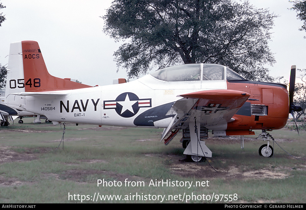 Aircraft Photo of 140584 | North American T-28C Trojan | USA - Navy | AirHistory.net #97558