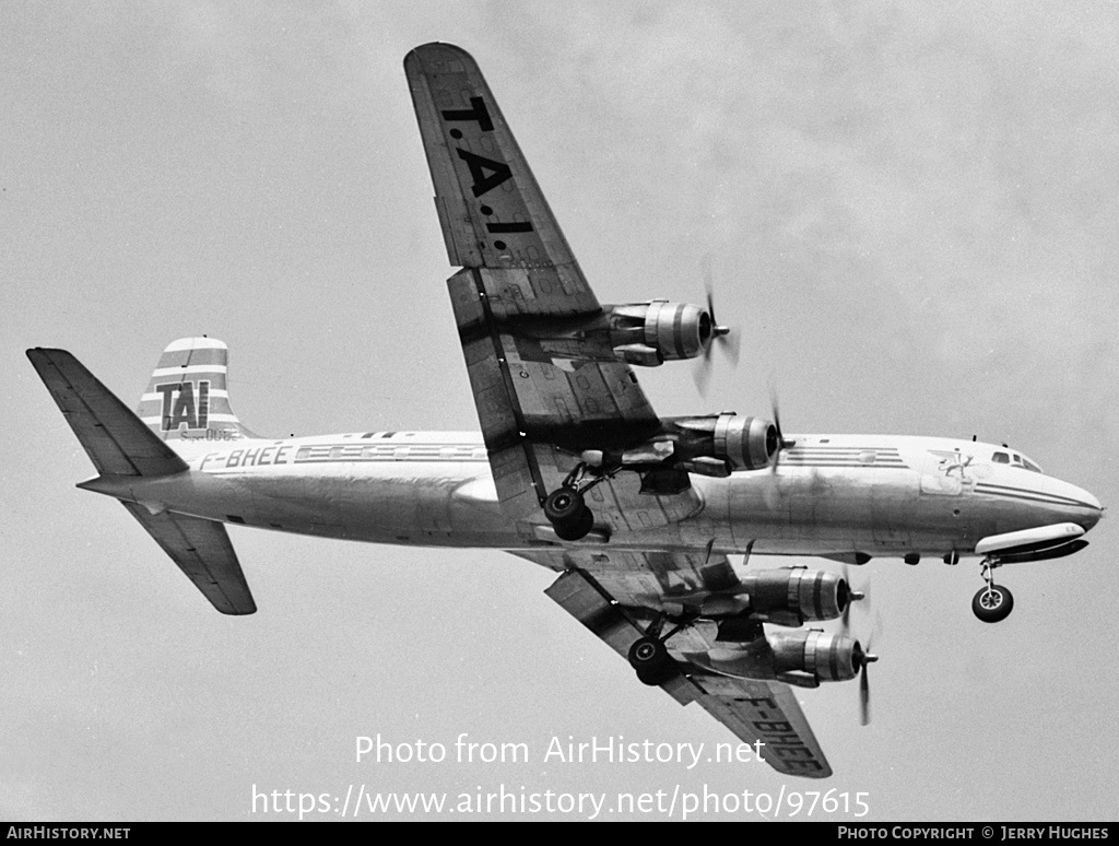 Aircraft Photo of F-BHEE | Douglas DC-6B | Transports Aeriens Intercontinentaux - TAI | AirHistory.net #97615