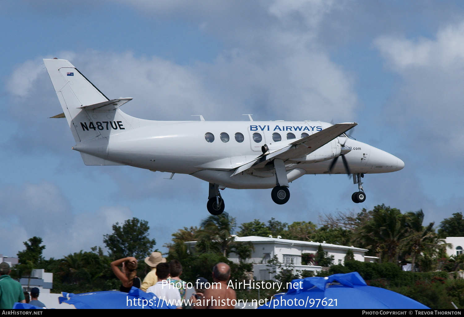 Aircraft Photo of N487UE | British Aerospace BAe-3201 Jetstream Super 31 | BVI Airways | AirHistory.net #97621