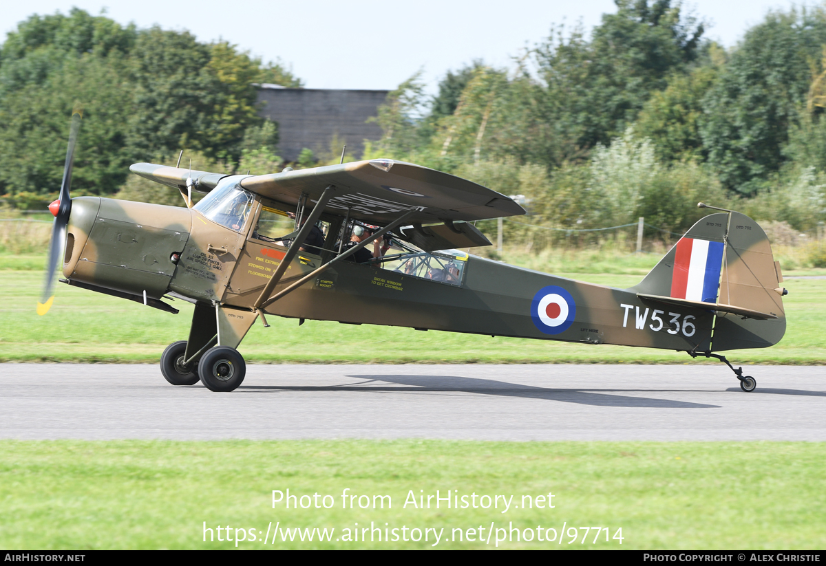Aircraft Photo of G-BNGE / TW536 | Auster AOP6 | UK - Army | AirHistory.net #97714