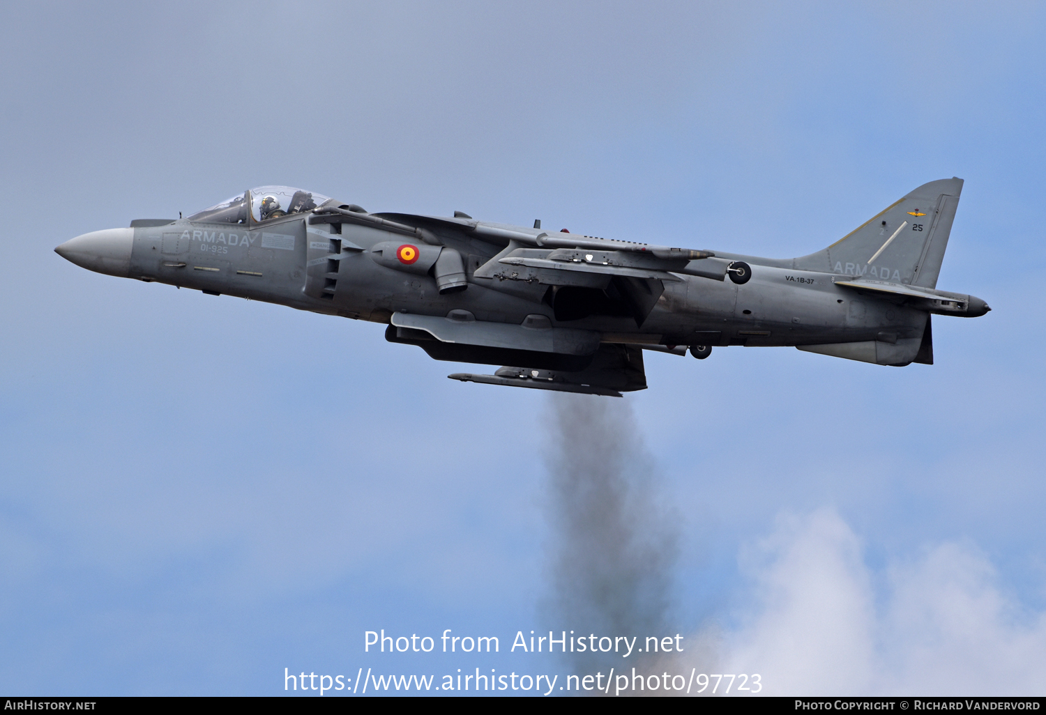 Aircraft Photo of VA.1B-37 | McDonnell Douglas EAV-8B Matador II+ | Spain - Navy | AirHistory.net #97723