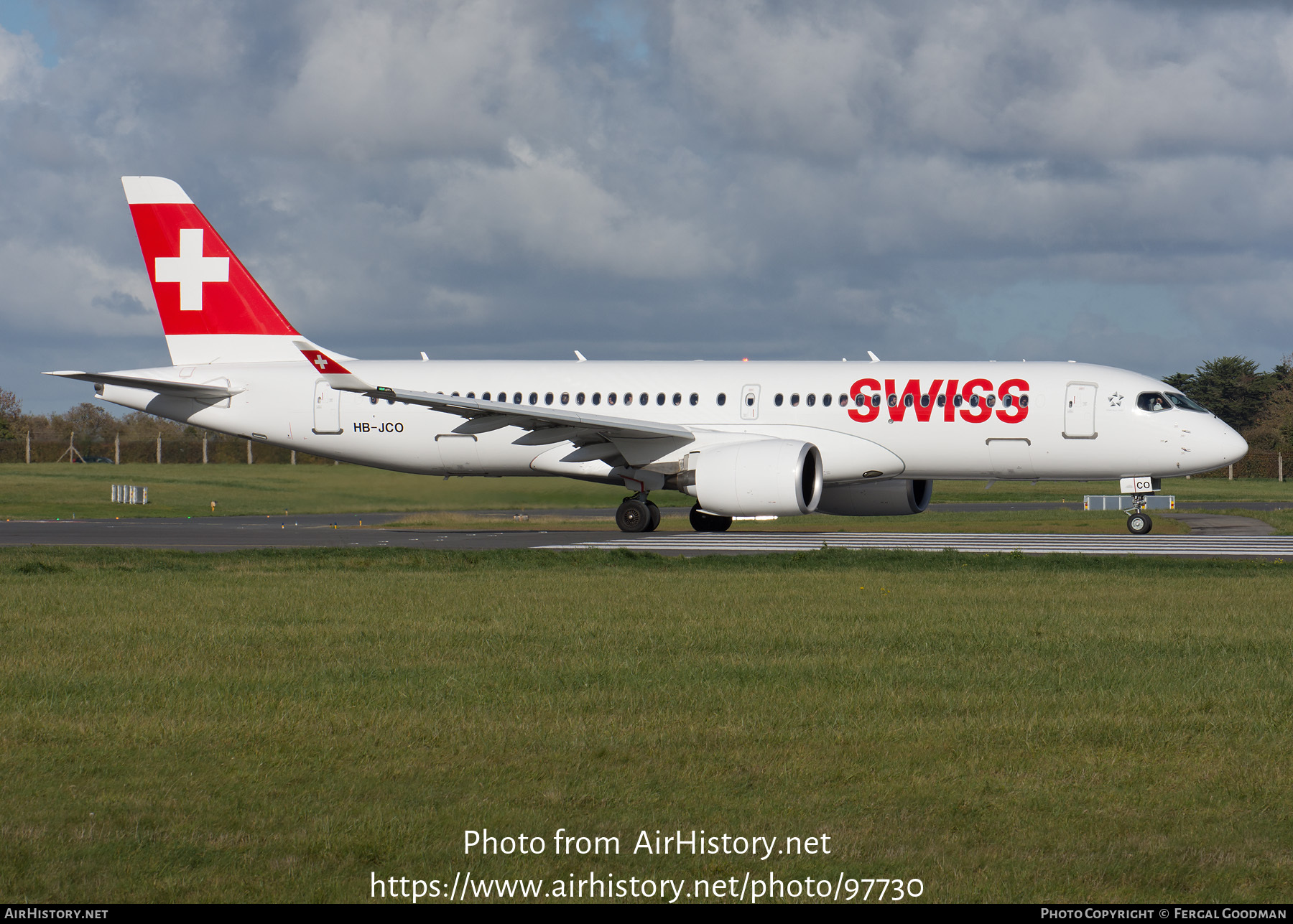 Aircraft Photo of HB-JCO | Bombardier CSeries CS300 (BD-500-1A11) | Swiss International Air Lines | AirHistory.net #97730