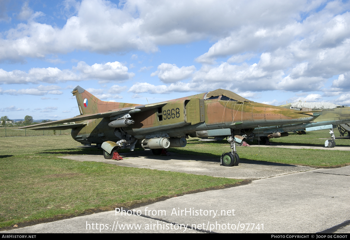 Aircraft Photo of 9868 | Mikoyan-Gurevich MiG-23BN | Czechia - Air Force | AirHistory.net #97741