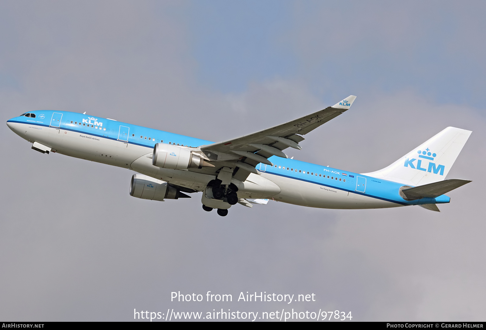 Aircraft Photo of PH-AOK | Airbus A330-203 | KLM - Royal Dutch Airlines | AirHistory.net #97834