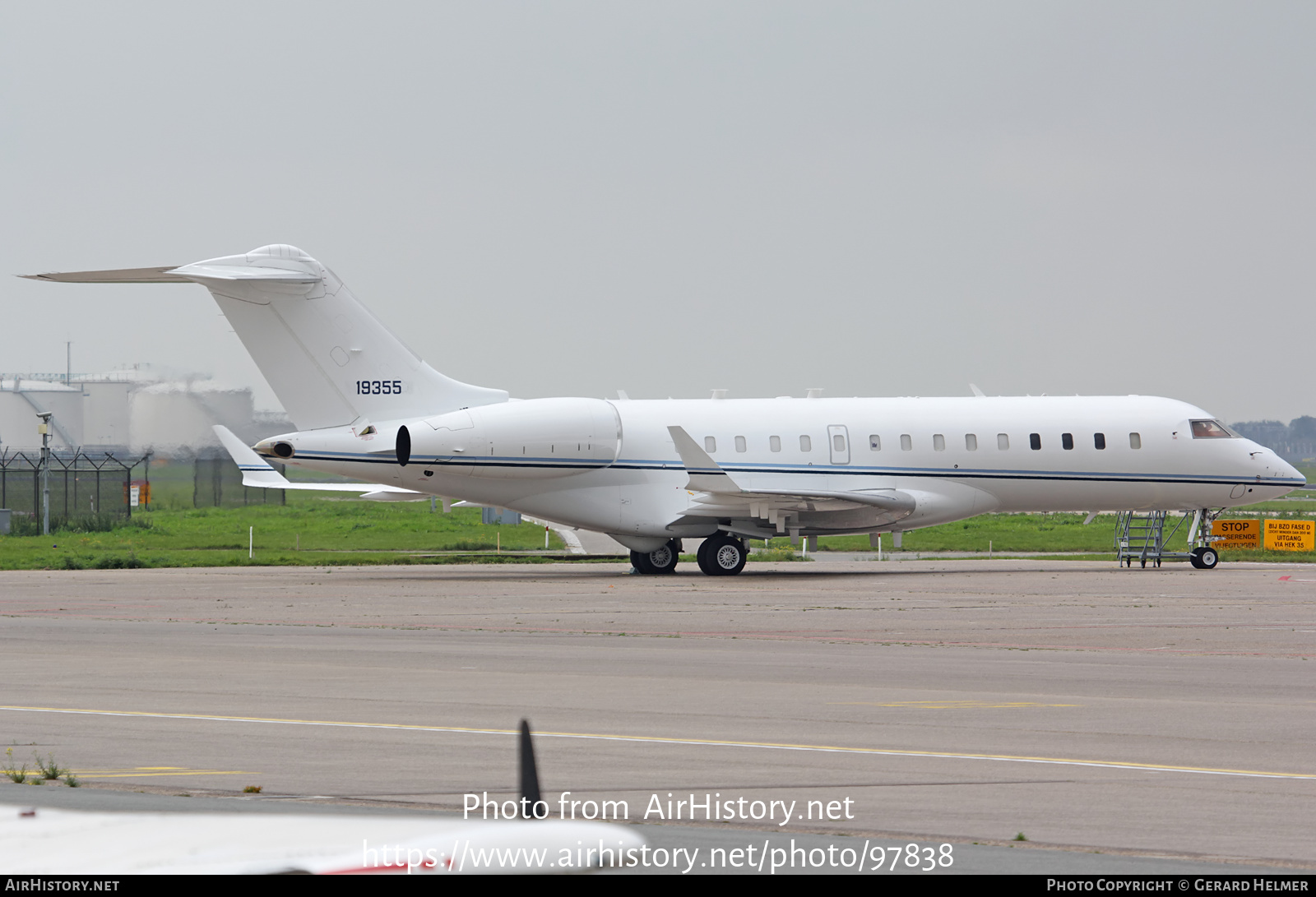 Aircraft Photo of 11-9355 / 19355 | Bombardier E-11A (BD-700-1A10) | USA - Air Force | AirHistory.net #97838