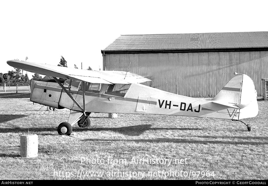 Aircraft Photo of VH-DAJ | Taylorcraft E Auster Mk3 | AirHistory.net #97964