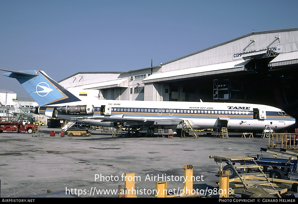 Aircraft Photo of HC-BHM / FAE-078 | Boeing 727-2T3/Adv | TAME - Transportes Aéreos Militares Ecuatorianos | AirHistory.net #98018