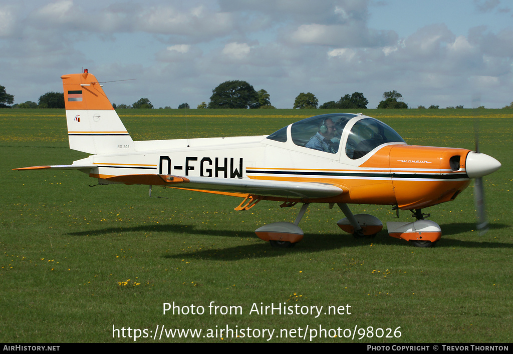 Aircraft Photo of D-EGHW | Bolkow BO-209 Monsun 150FV | AirHistory.net #98026