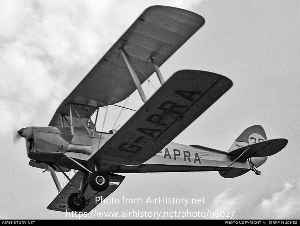 Aircraft Photo of G-APRA | De Havilland D.H. 82A Tiger Moth II | The Tiger Club | AirHistory.net #98027