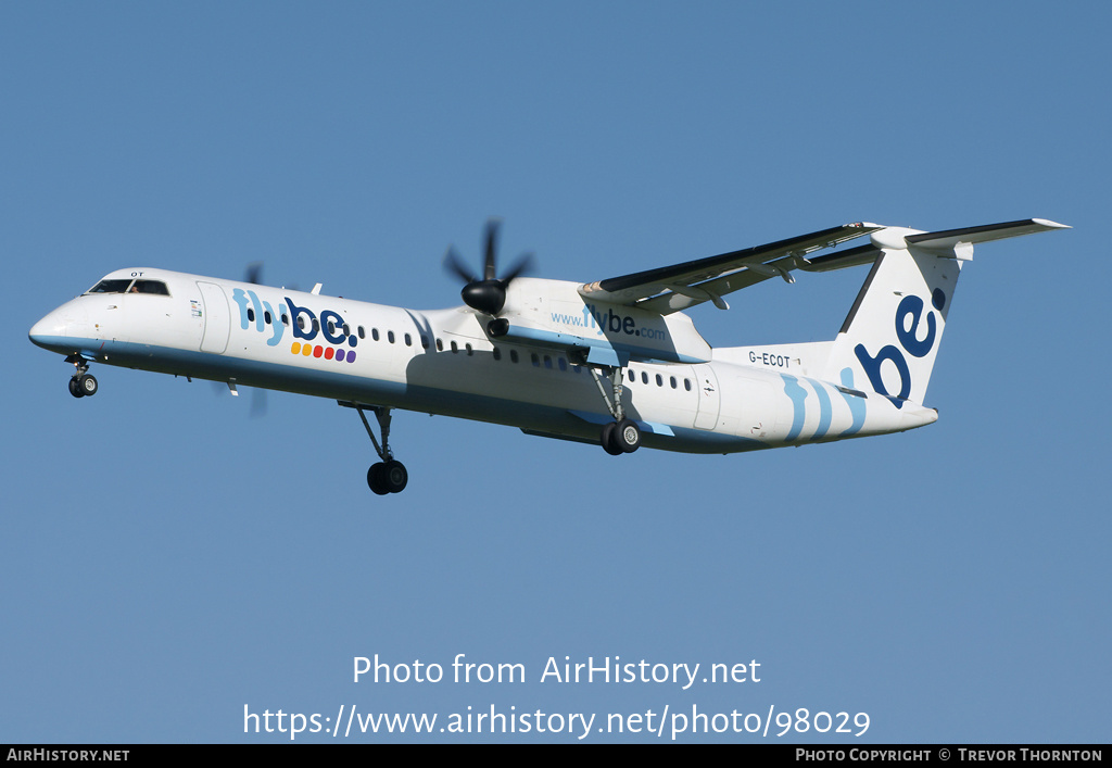 Aircraft Photo of G-ECOT | Bombardier DHC-8-402 Dash 8 | Flybe | AirHistory.net #98029