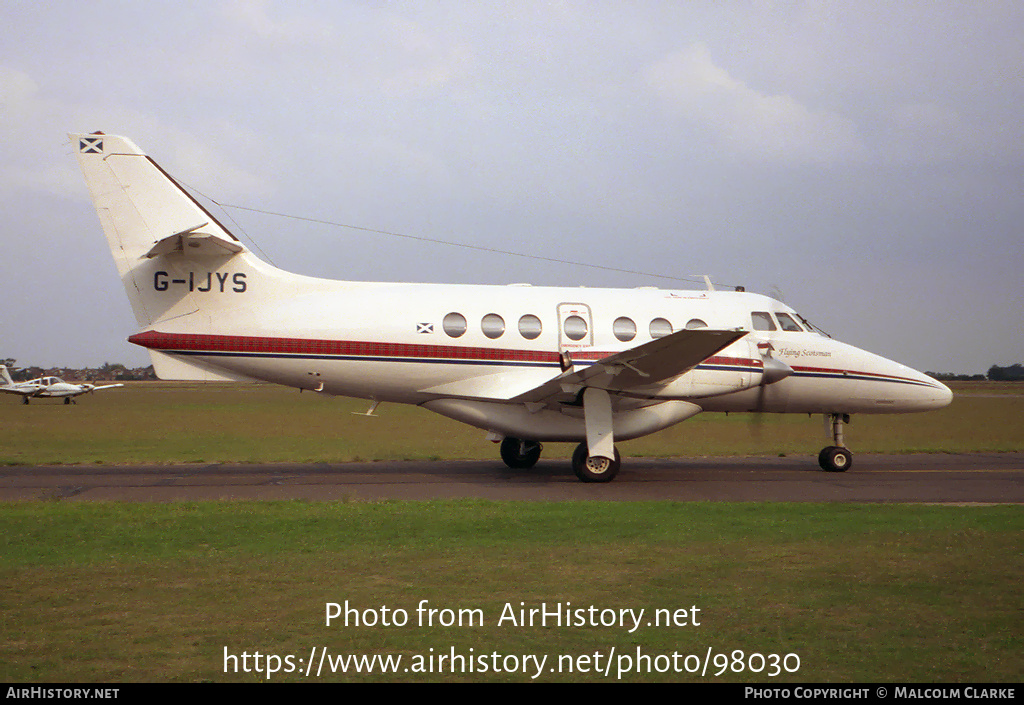 Aircraft Photo of G-IJYS | British Aerospace BAe-3101 Jetstream 31 | AirHistory.net #98030