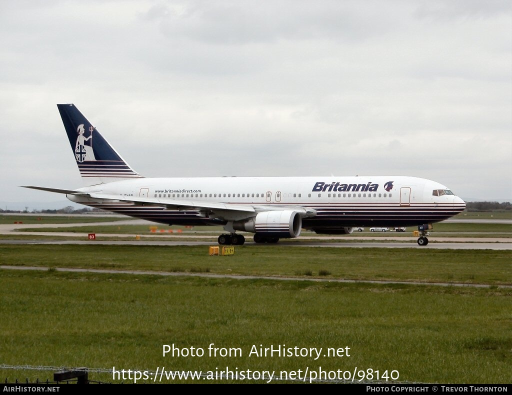 Aircraft Photo of G-BYAB | Boeing 767-204/ER | Britannia Airways | AirHistory.net #98140