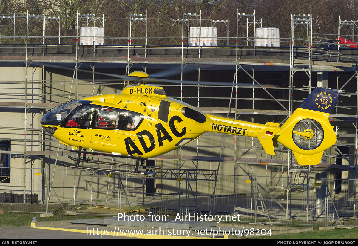 Aircraft Photo of D-HLCK | Eurocopter EC-135P-2+ | ADAC Luftrettung | AirHistory.net #98204