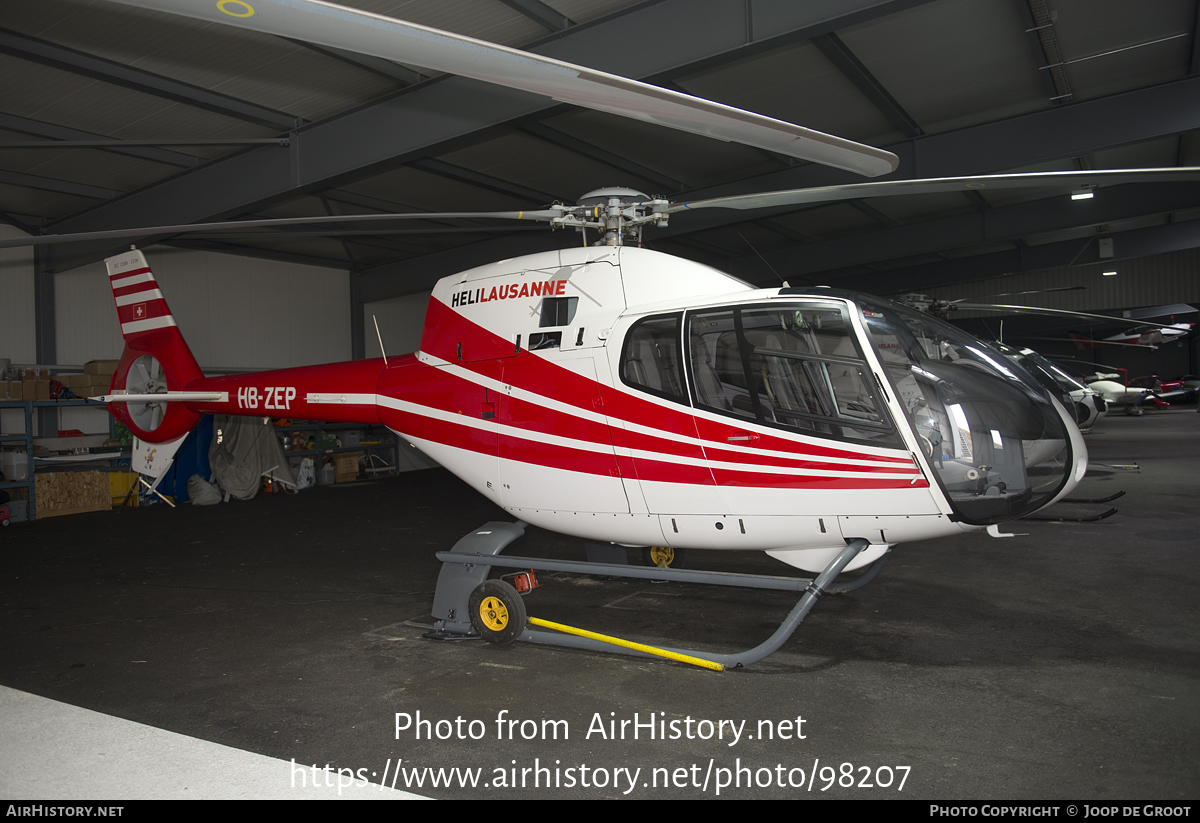 Aircraft Photo of HB-ZEP | Eurocopter EC-120B Colibri | Heli Lausanne | AirHistory.net #98207