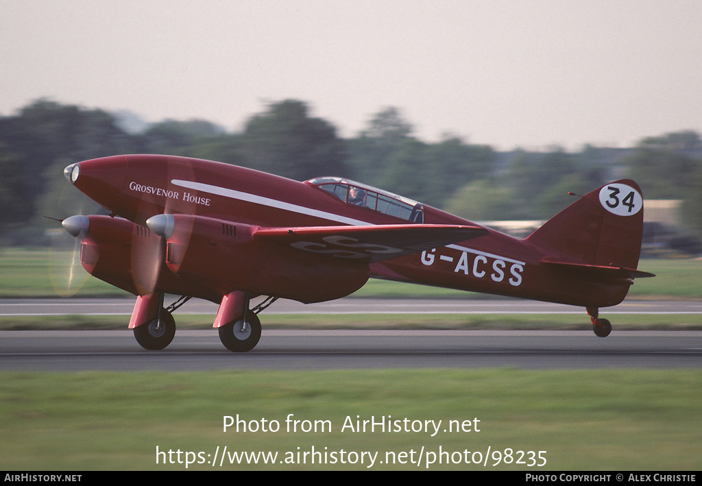 Aircraft Photo of G-ACSS | De Havilland D.H. 88 Comet | AirHistory.net #98235