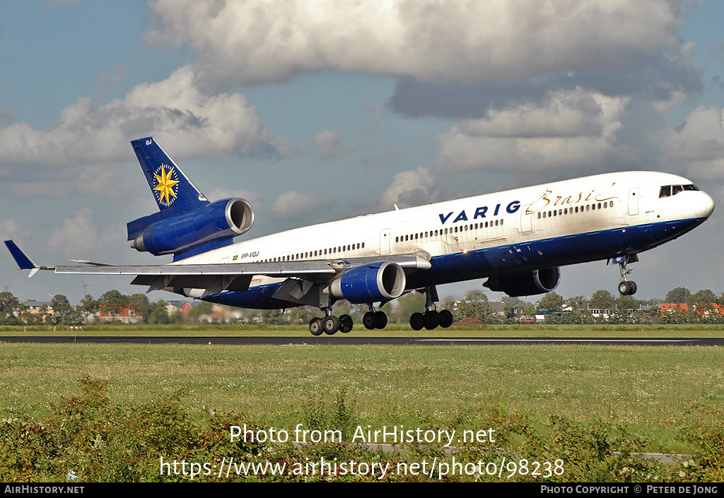 Aircraft Photo of PP-VQJ | McDonnell Douglas MD-11/ER | Varig | AirHistory.net #98238