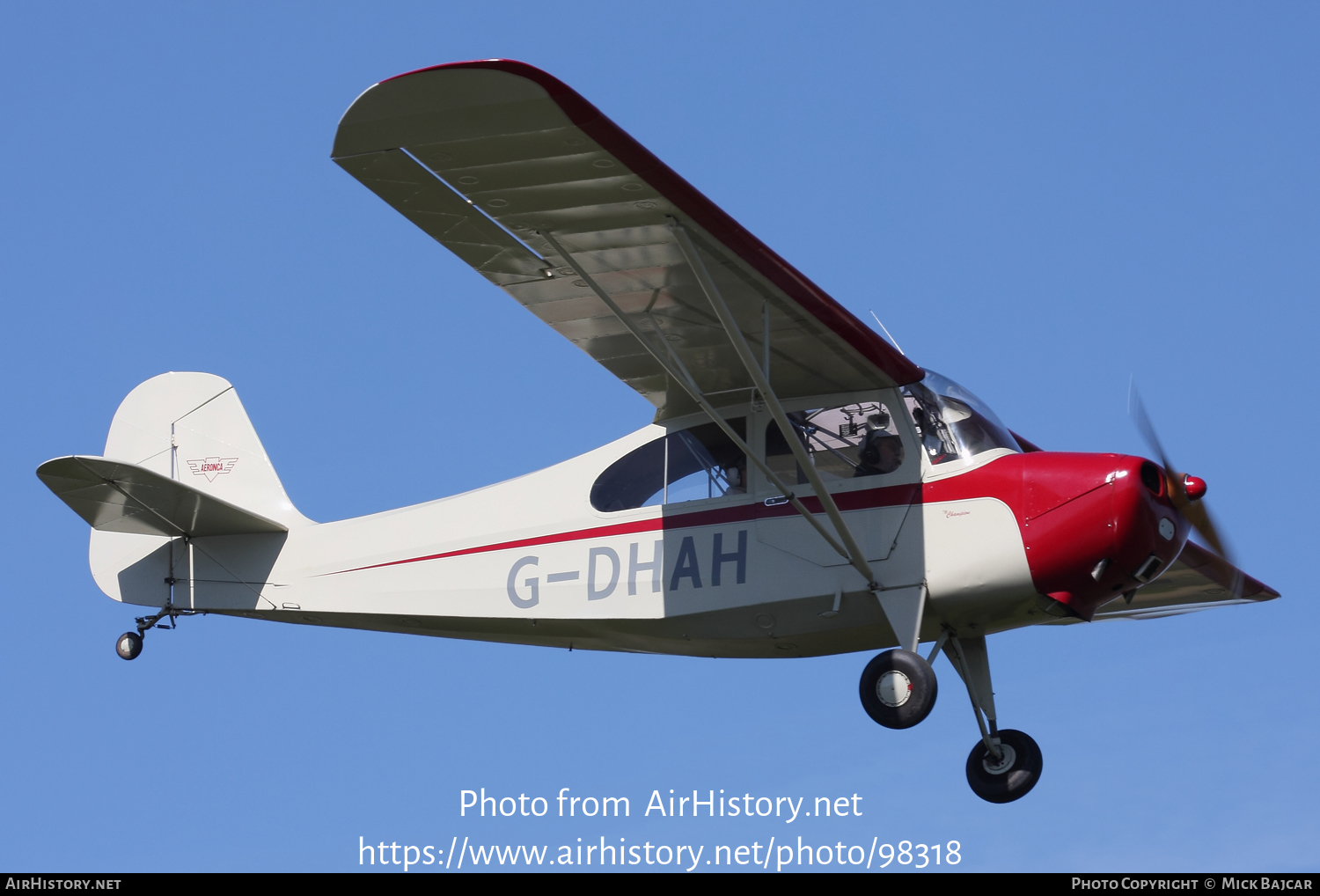 Aircraft Photo of G-DHAH | Aeronca 7BCM Champion | AirHistory.net #98318