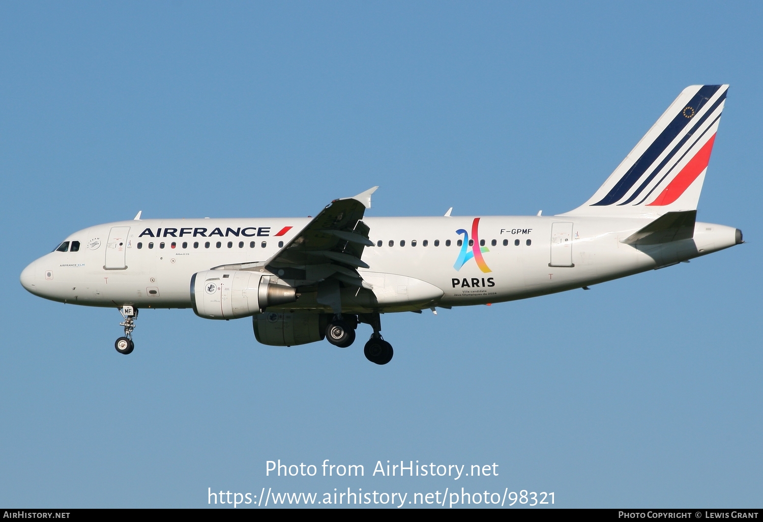 Aircraft Photo of F-GPMF | Airbus A319-113 | Air France | AirHistory.net #98321