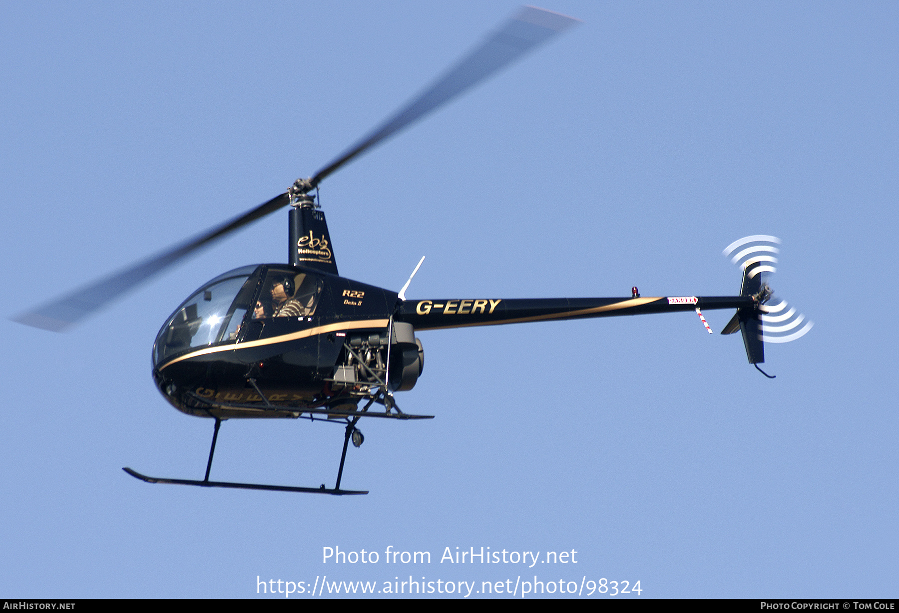 Aircraft Photo of G-EERY | Robinson R-22 Beta II | EBG Helicopters | AirHistory.net #98324