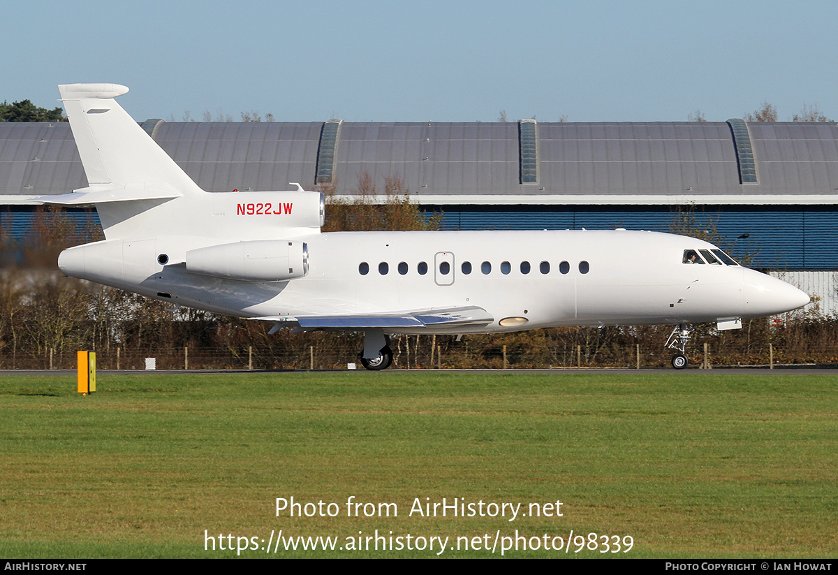 Aircraft Photo of N922JW | Dassault Falcon 900 | AirHistory.net #98339