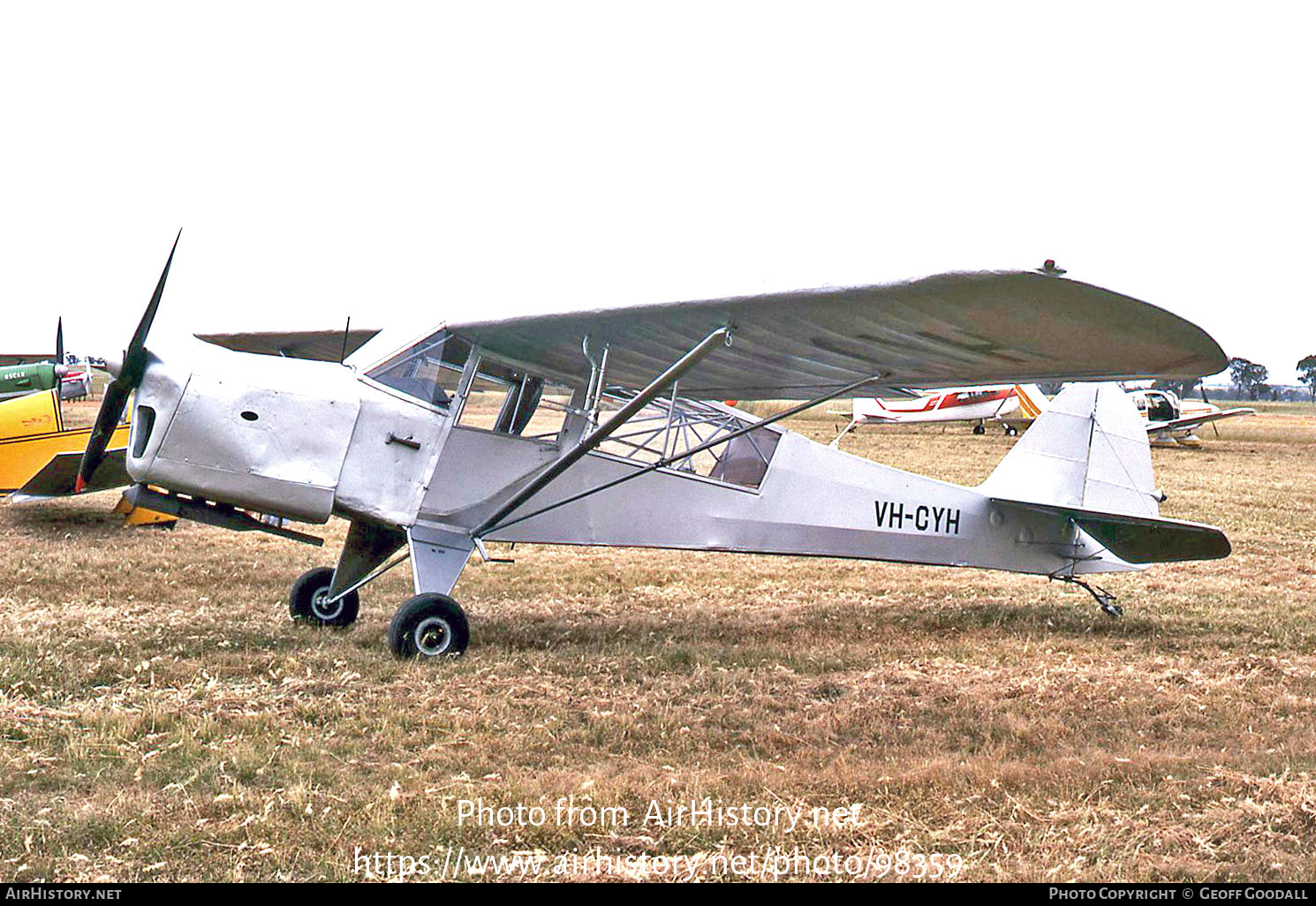 Aircraft Photo of VH-CYH | Taylorcraft E Auster Mk3 | AirHistory.net #98359