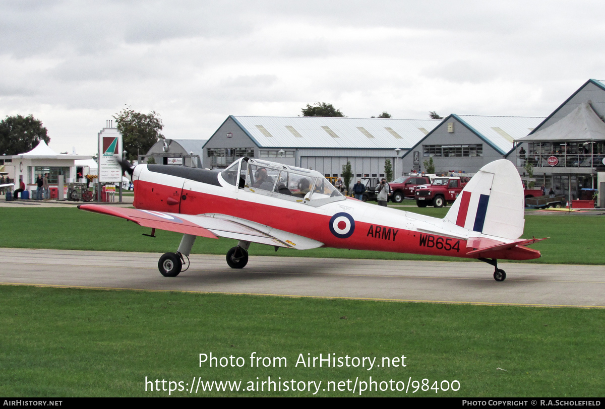 Aircraft Photo of G-BXGO / WB654 | De Havilland DHC-1 Chipmunk Mk22 | UK - Army | AirHistory.net #98400