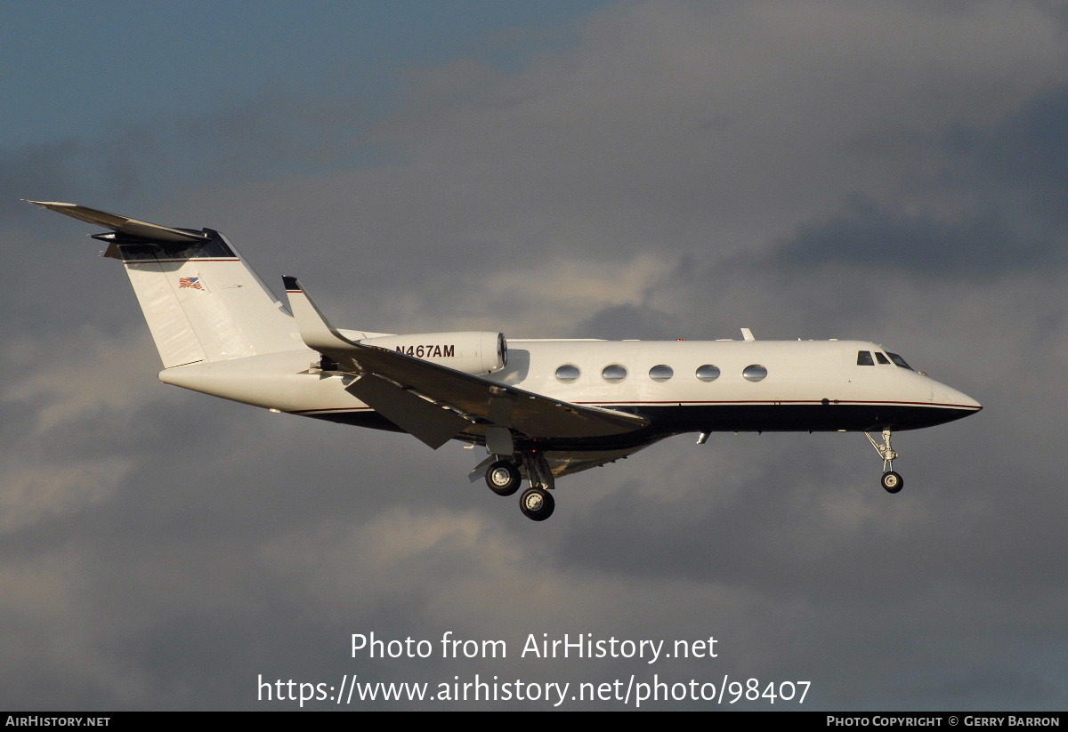 Aircraft Photo Of N467AM | Grumman American G-1159B Gulfstream II-B ...