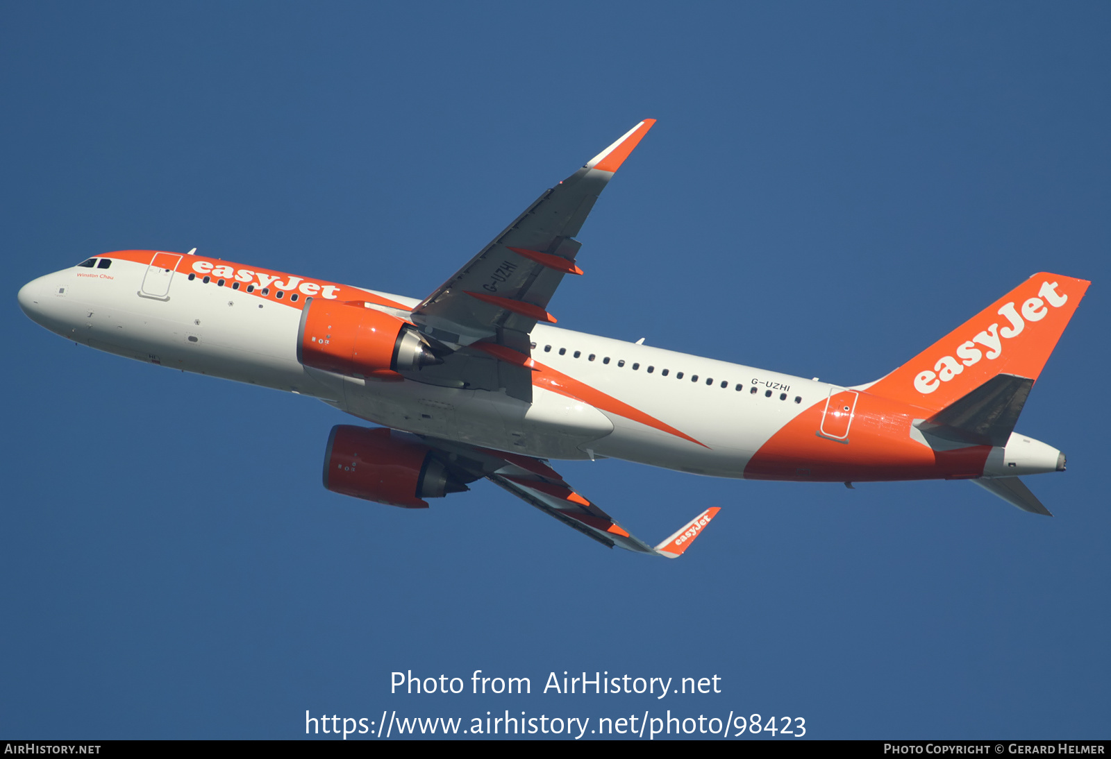 Aircraft Photo of G-UZHI | Airbus A320-251N | EasyJet | AirHistory.net #98423