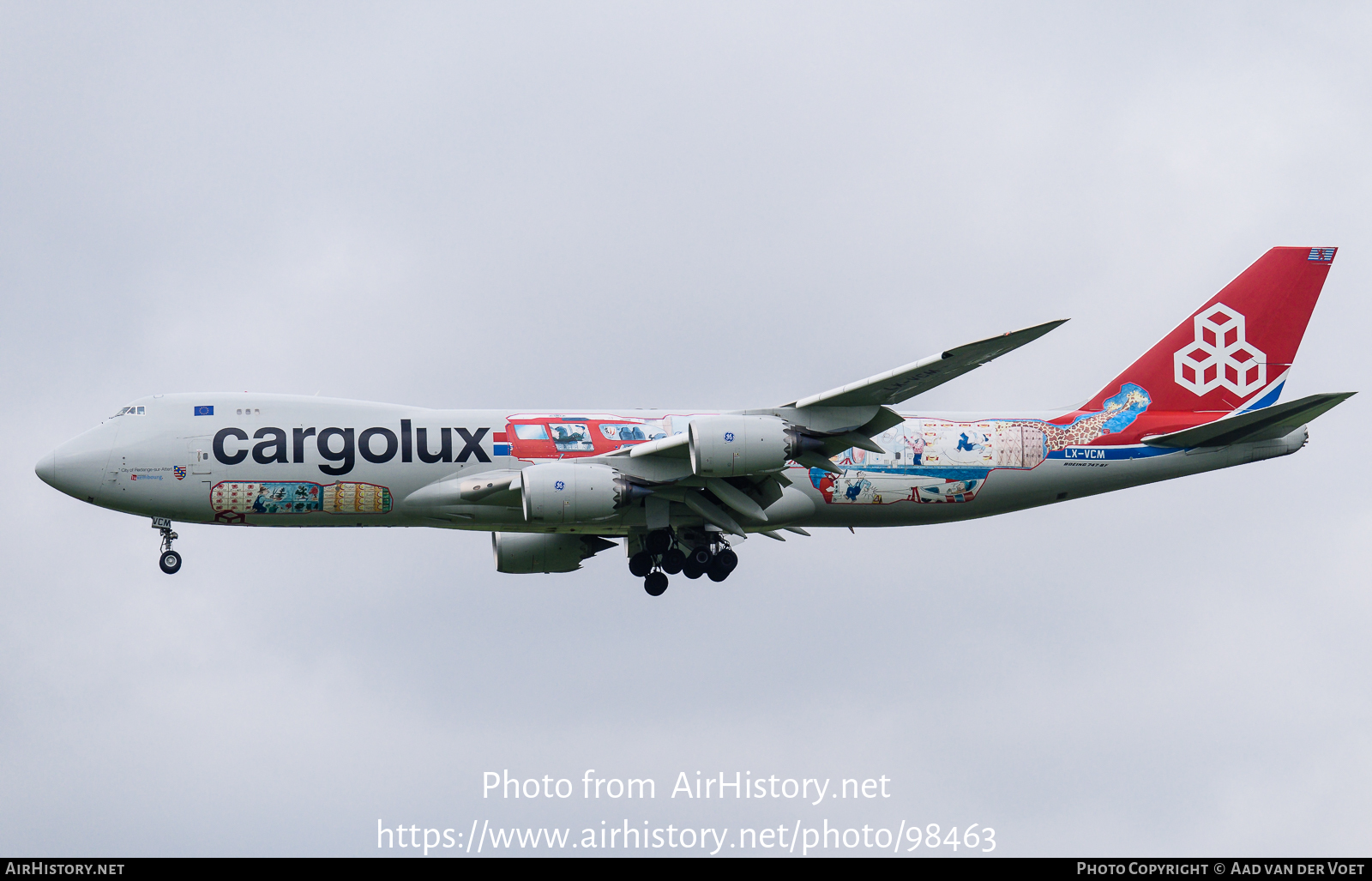 Aircraft Photo of LX-VCM | Boeing 747-8R7F/SCD | Cargolux | AirHistory.net #98463