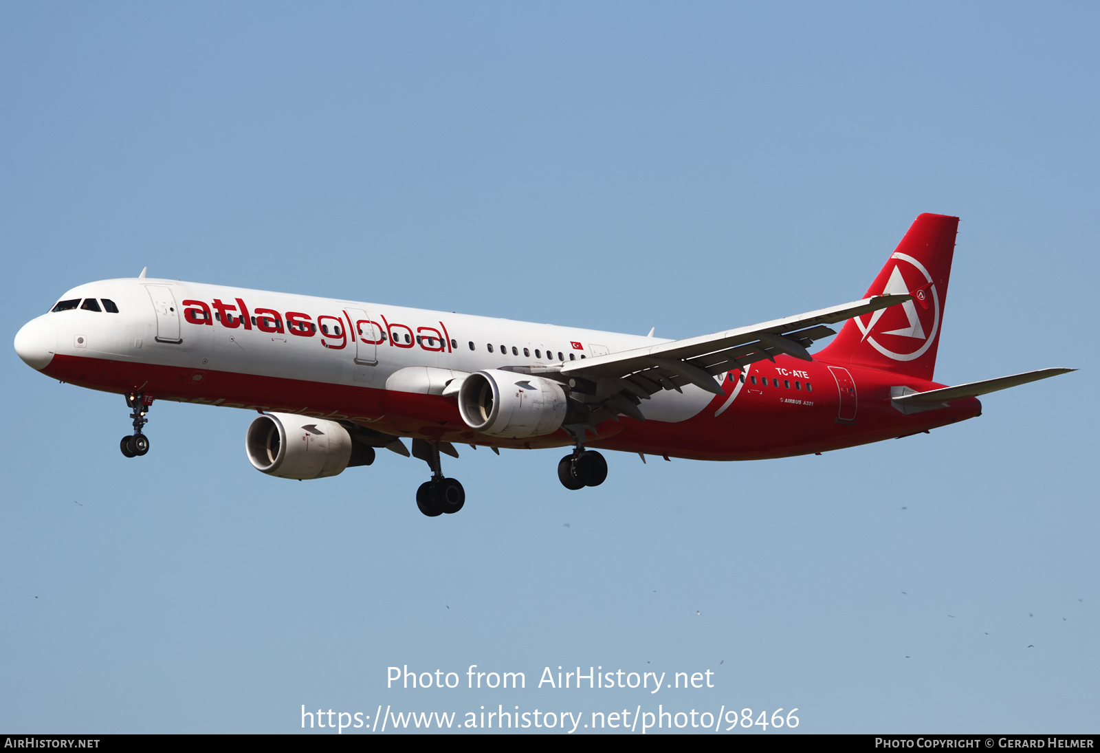 Aircraft Photo of TC-ATE | Airbus A321-211 | AtlasGlobal Airlines | AirHistory.net #98466