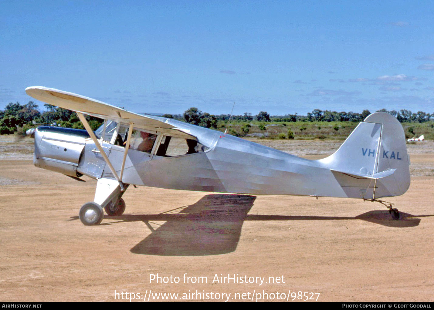 Aircraft Photo of VH-KAL | Auster J-5B Autocar | AirHistory.net #98527