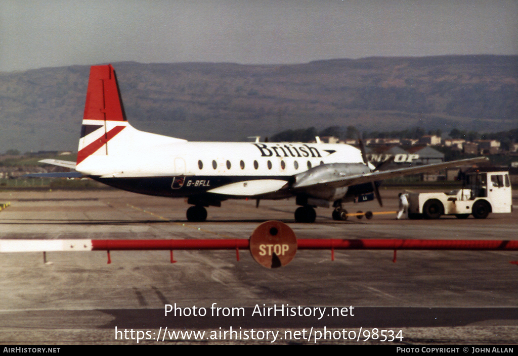 Aircraft Photo of G-BFLL | Hawker Siddeley HS-748 Srs2A/245 | British Airways | AirHistory.net #98534