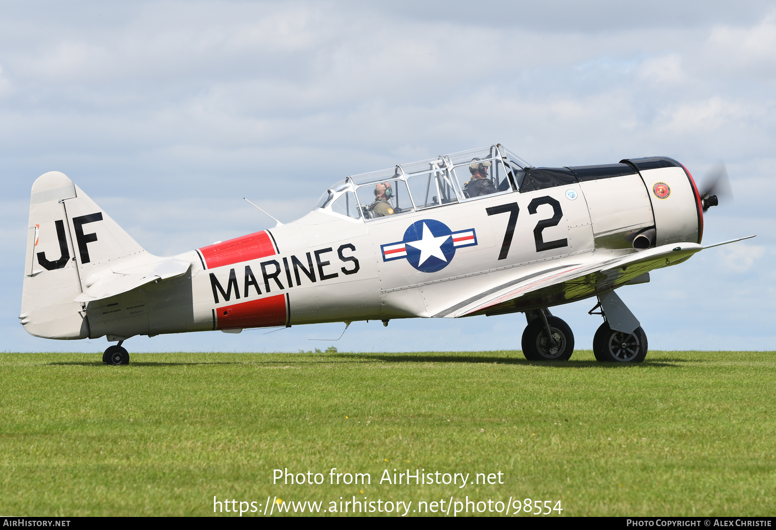 Aircraft Photo of G-DHHF | North American SNJ-5 Texan | USA - Marines | AirHistory.net #98554