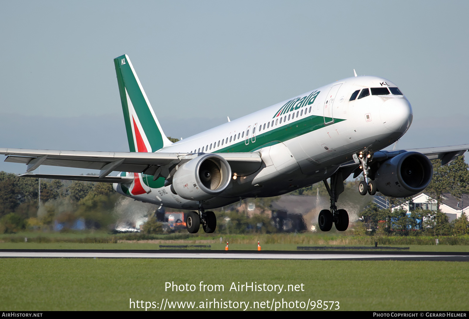 Aircraft Photo of EI-IKL | Airbus A320-214 | Alitalia | AirHistory.net #98573