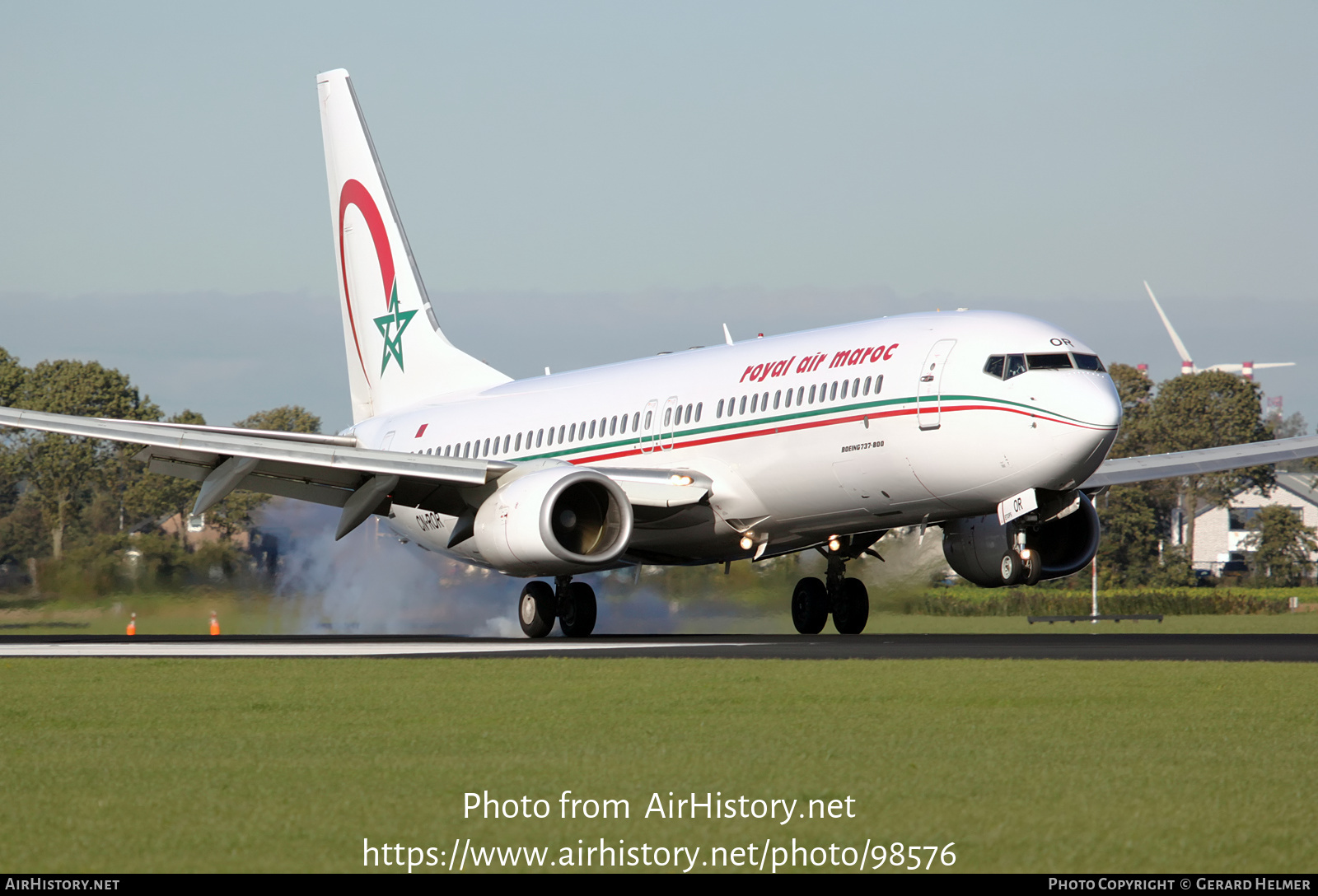 Aircraft Photo of CN-ROR | Boeing 737-8B6 | Royal Air Maroc - RAM | AirHistory.net #98576