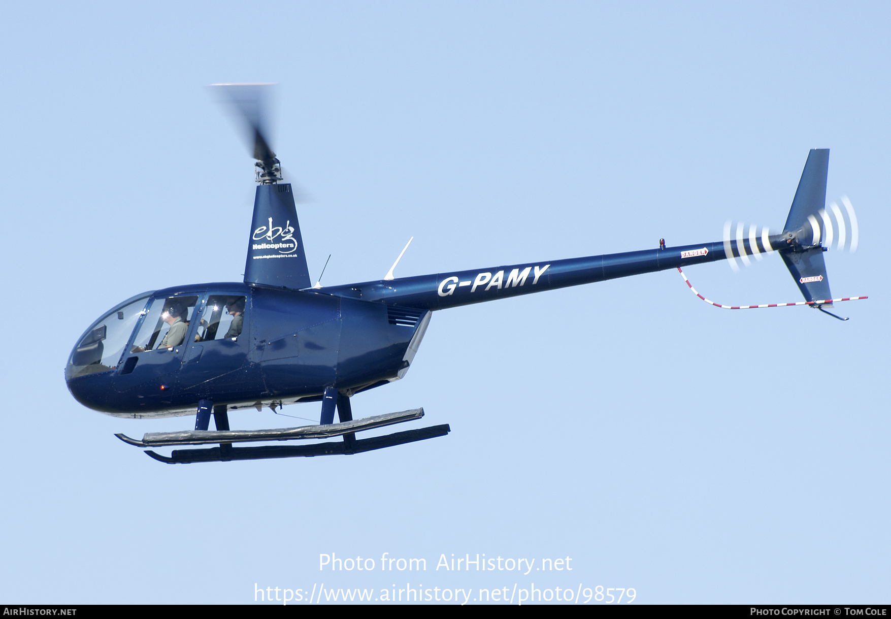 Aircraft Photo of G-PAMY | Robinson R-44 Raven II | EBG Helicopters | AirHistory.net #98579