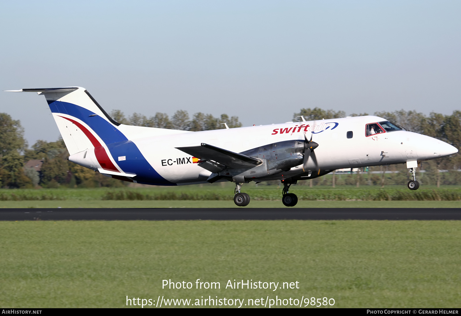 Aircraft Photo of EC-IMX | Embraer EMB-120(ERF) Brasilia | Swiftair | AirHistory.net #98580