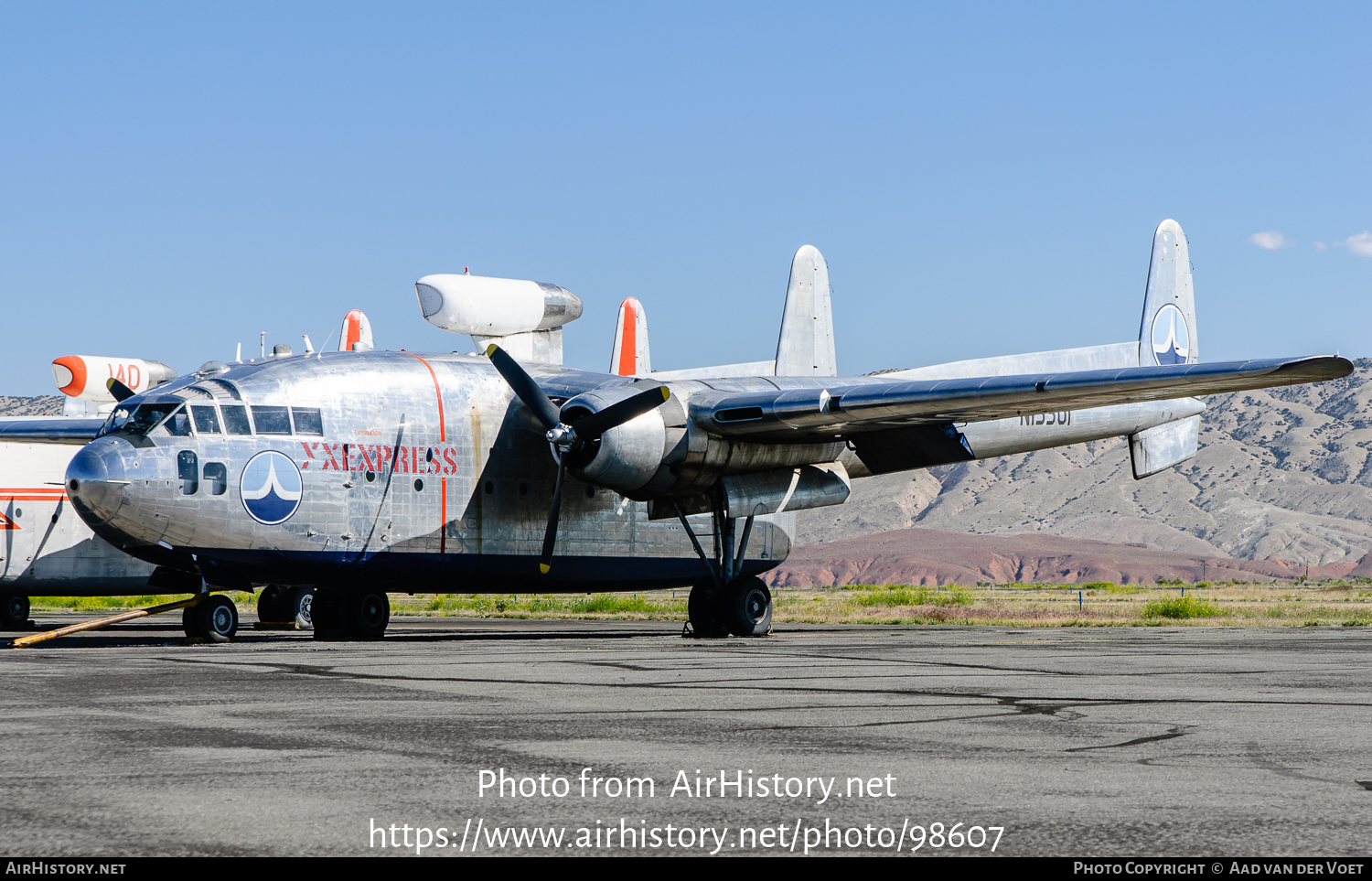 Aircraft Photo of N15501 | Fairchild C-119G Flying Boxcar | XXExpress | AirHistory.net #98607