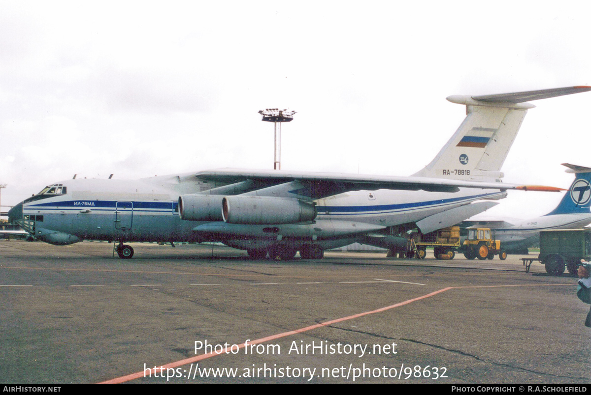 Aircraft Photo of RA-78818 | Ilyushin Il-76MD | Russia - Air Force | AirHistory.net #98632