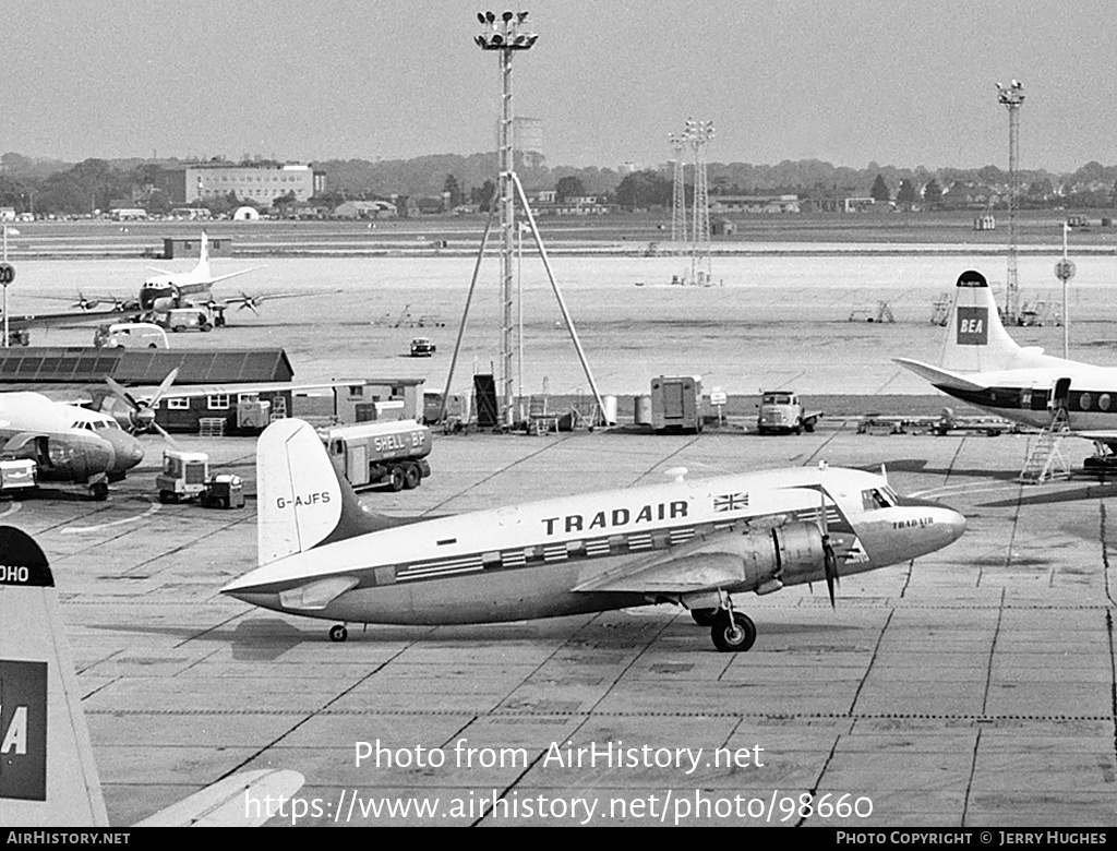 Aircraft Photo of G-AJFS | Vickers 627 Viking 1B | Tradair | AirHistory.net #98660