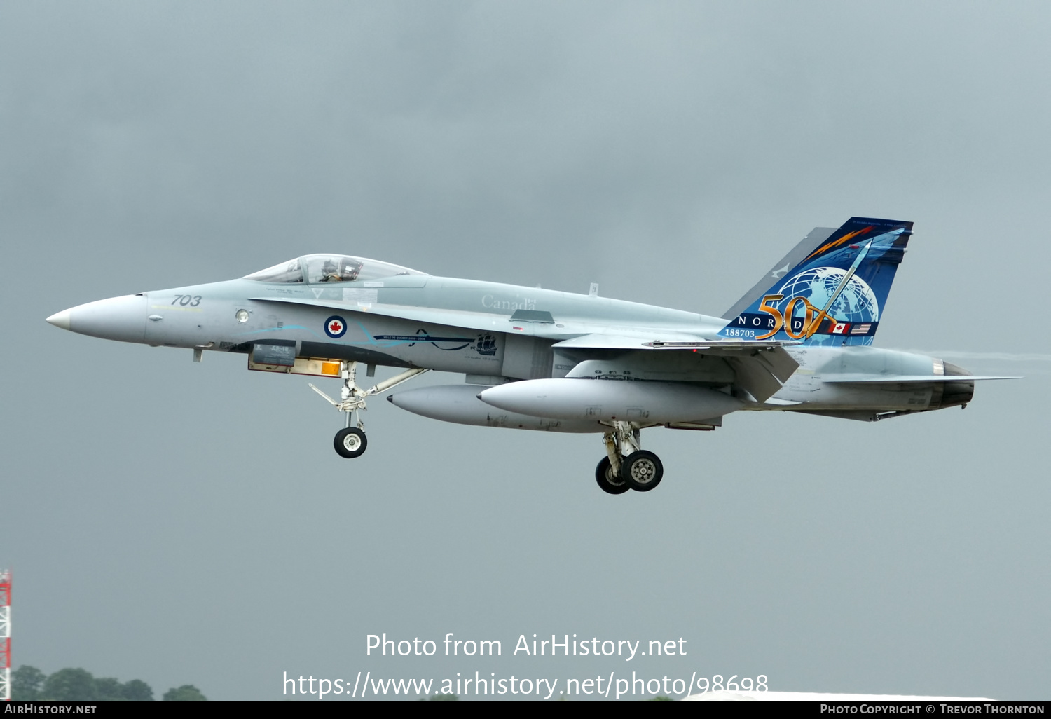 Aircraft Photo of 188703 | McDonnell Douglas CF-188 Hornet | Canada - Air Force | AirHistory.net #98698