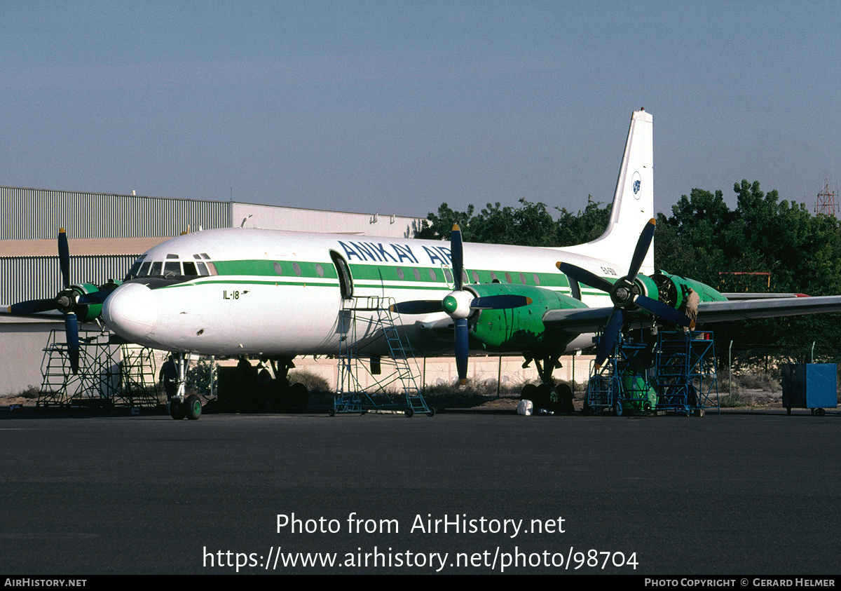 Aircraft Photo of EX-601 | Ilyushin Il-18E | Anikay Air | AirHistory.net #98704