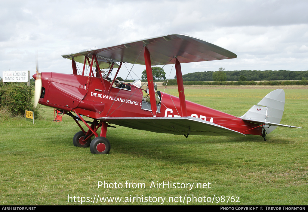 Aircraft Photo of G-ACDA | De Havilland D.H. 82A Tiger Moth II | The de Havilland School of Flying | AirHistory.net #98762